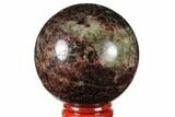 Polished Garnetite (Garnet) Sphere - Madagascar #132075-1